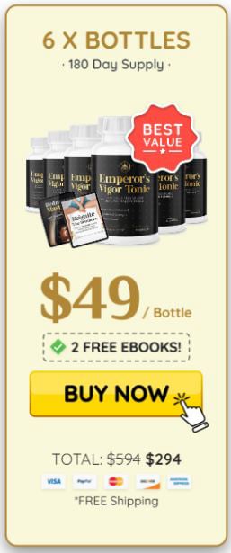 Emperors vigor tonic 6 bottle