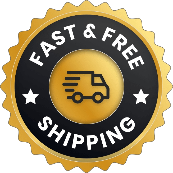 Fast & Free shipping logo